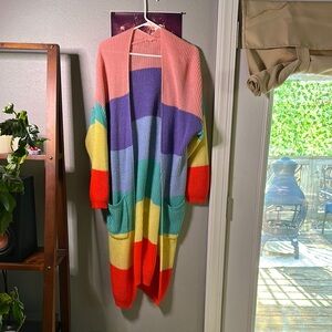 CLOSET CLOSING!! Colorful Women's Sweater Cardigan